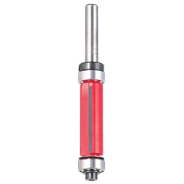 Flush Trim Router Bit with Top and Bottom Bearing - Shank:1/4" - Diameter:1/2" - Cutting Length:1-1/4"
